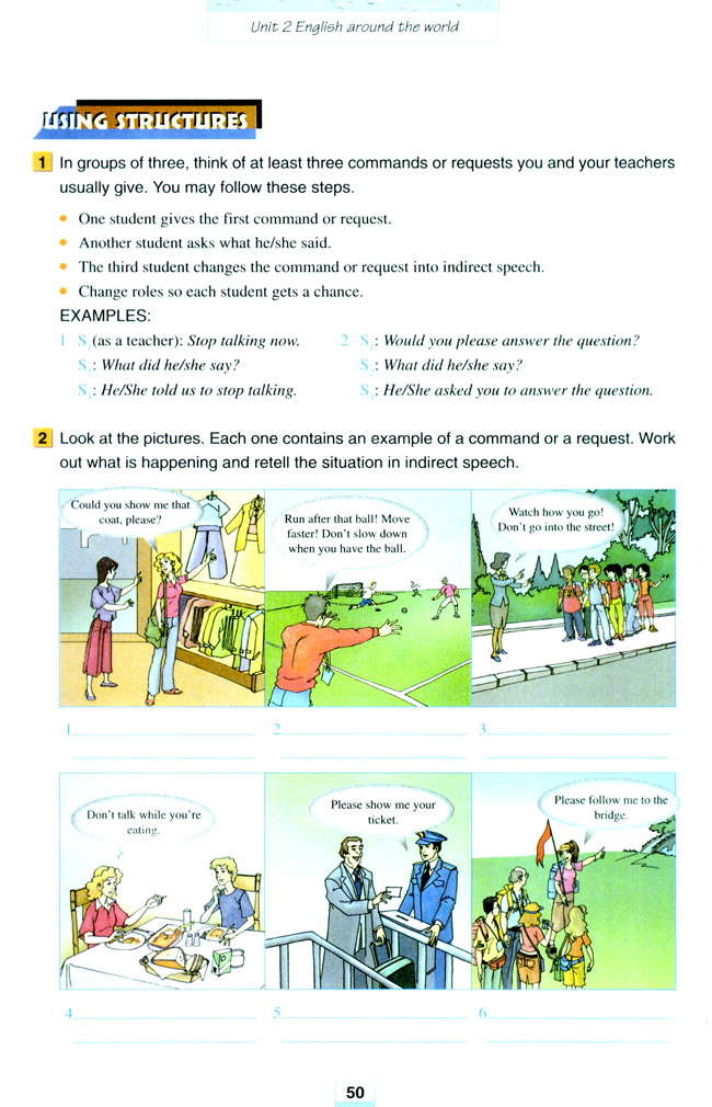 Unit 2 English around the world(第50页)