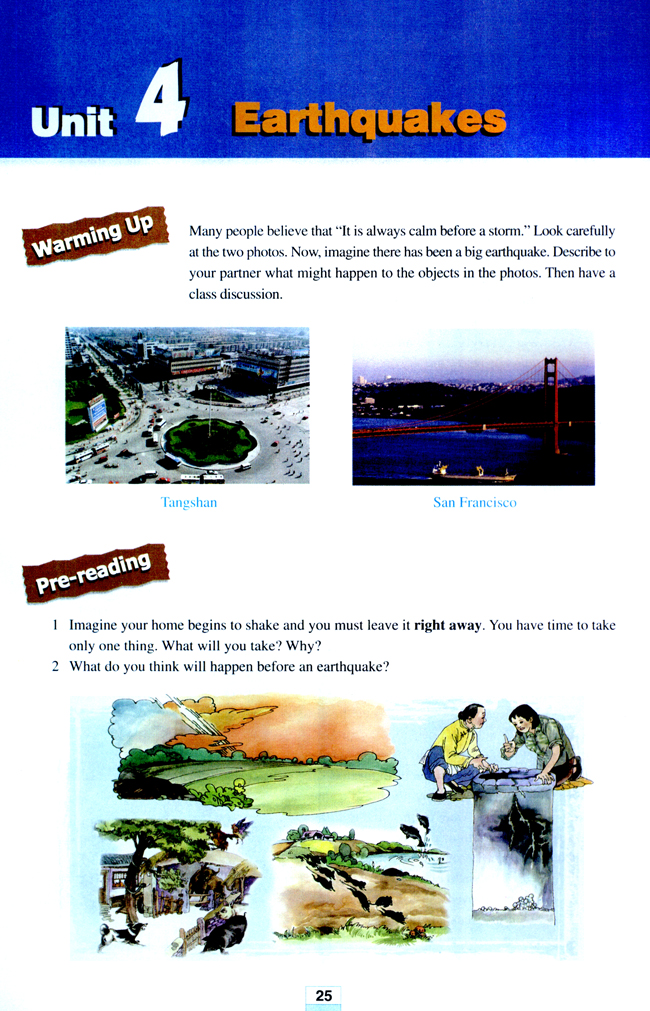 Unit 4 Earthquakes(第25页)