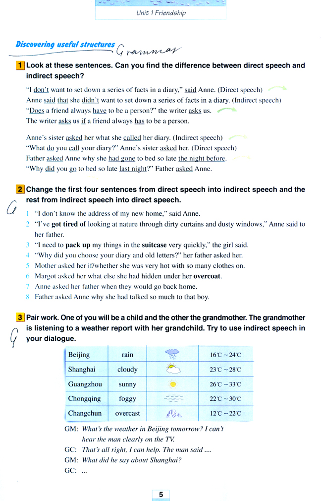 Unit 1 Friendship(第5页)