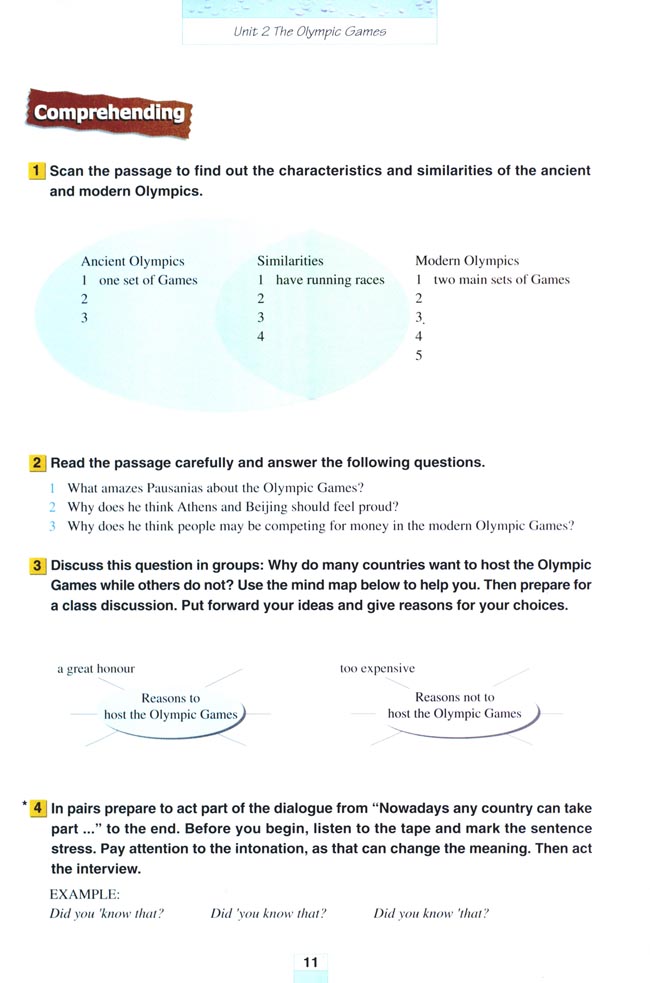 Unit 2 The Olympic Games(第11页)