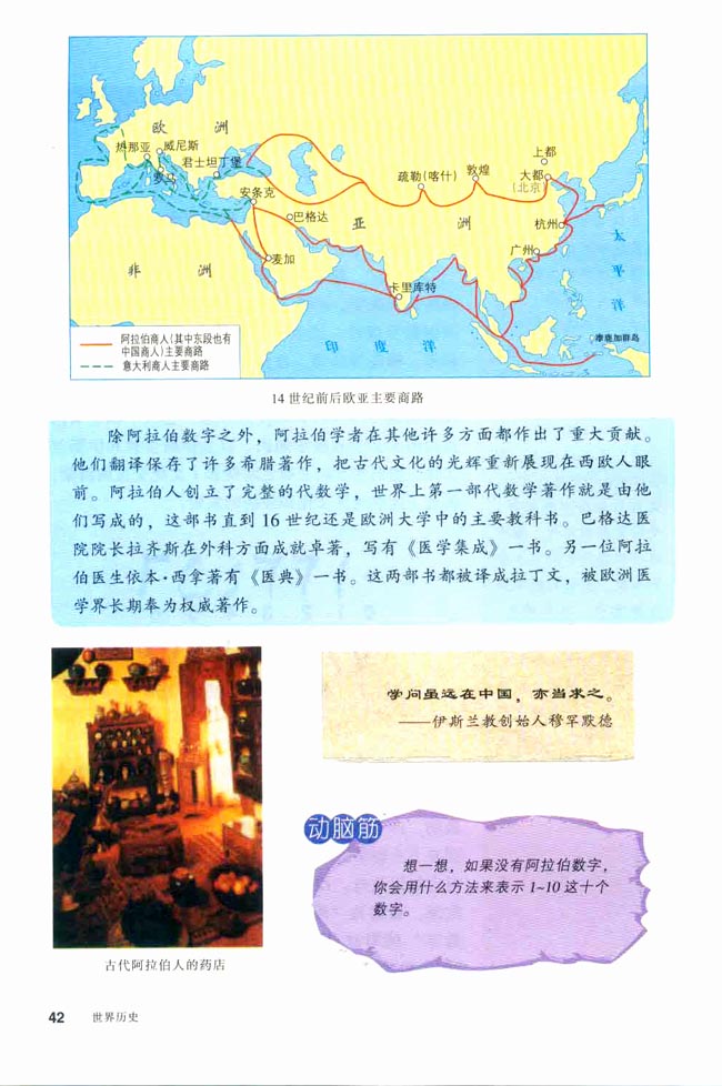 第7课 东西方文化交流的使者(第42页)
