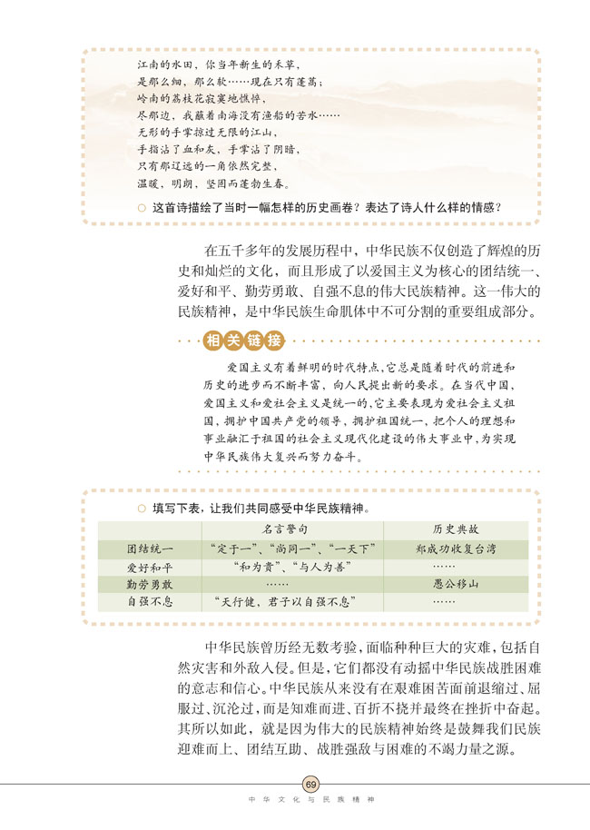 第五课 中华文化与民族精神(第69页)