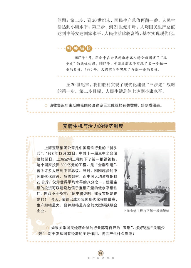 第七课 关注经济发展(第89页)