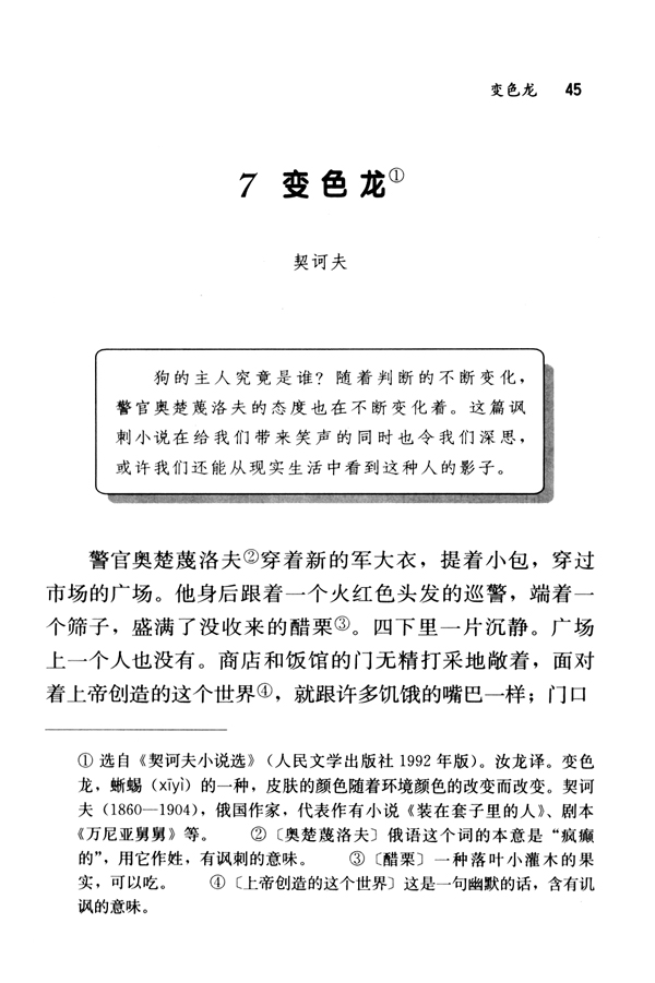 7 变色龙(第45页)