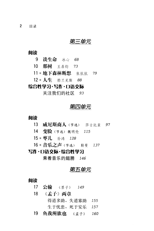 封面/前言/目录