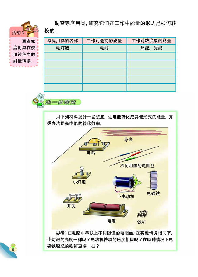 1 生活中的能量(第8页)