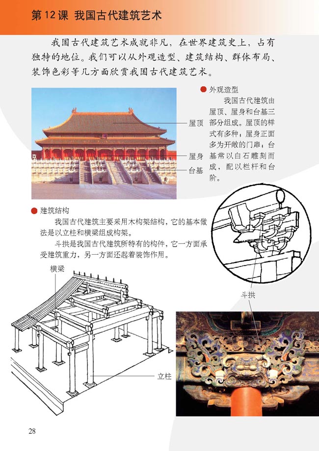 小学六年级美术下册第12课　我国古代建筑艺术