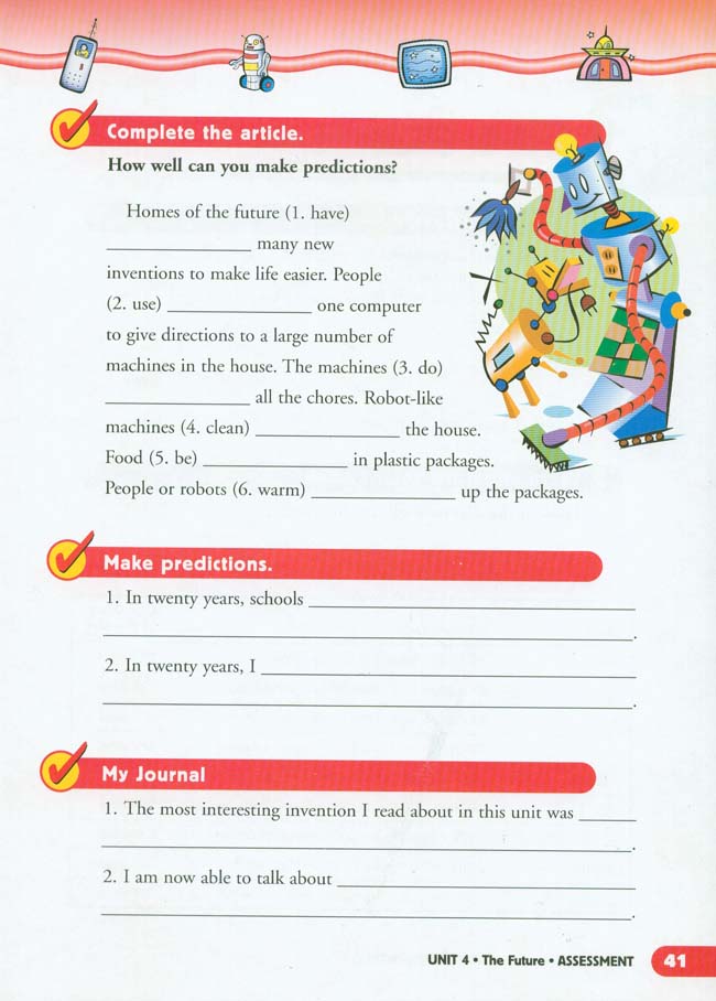 Unit 4 The Future(第41页)