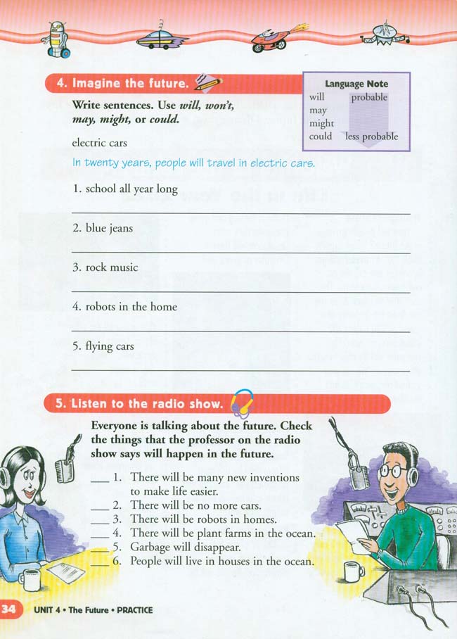 Unit 4 The Future(第34页)