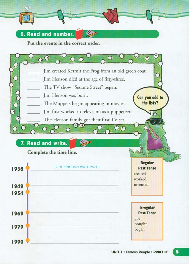 Unit 1 Famous People(第5页)