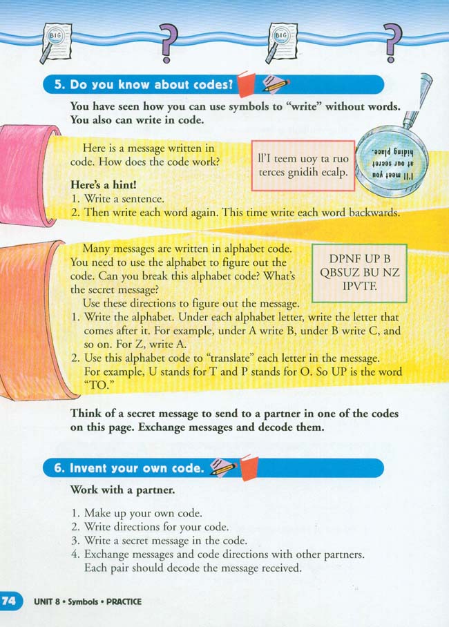 Unit 8 Symbols(第74页)