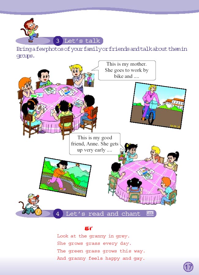 Unit 2 I usually go to school by bus. Lesson 7(第17页)