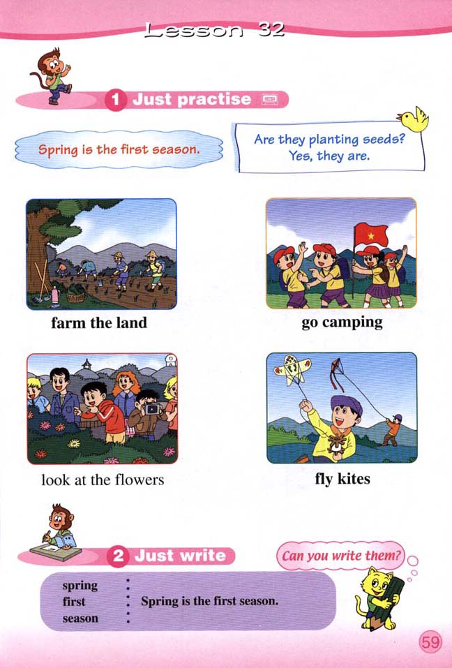 Unit 6 Winter is the white season. Lesson 31(第59页)