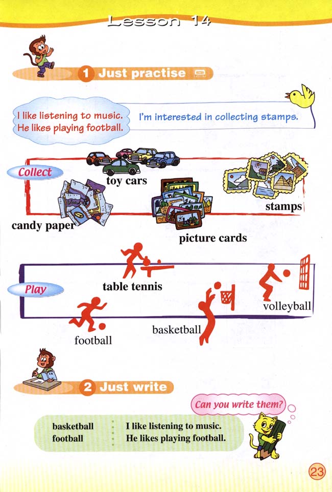 Unit 2 I usually go to school by bus. Lesson 7(第23页)