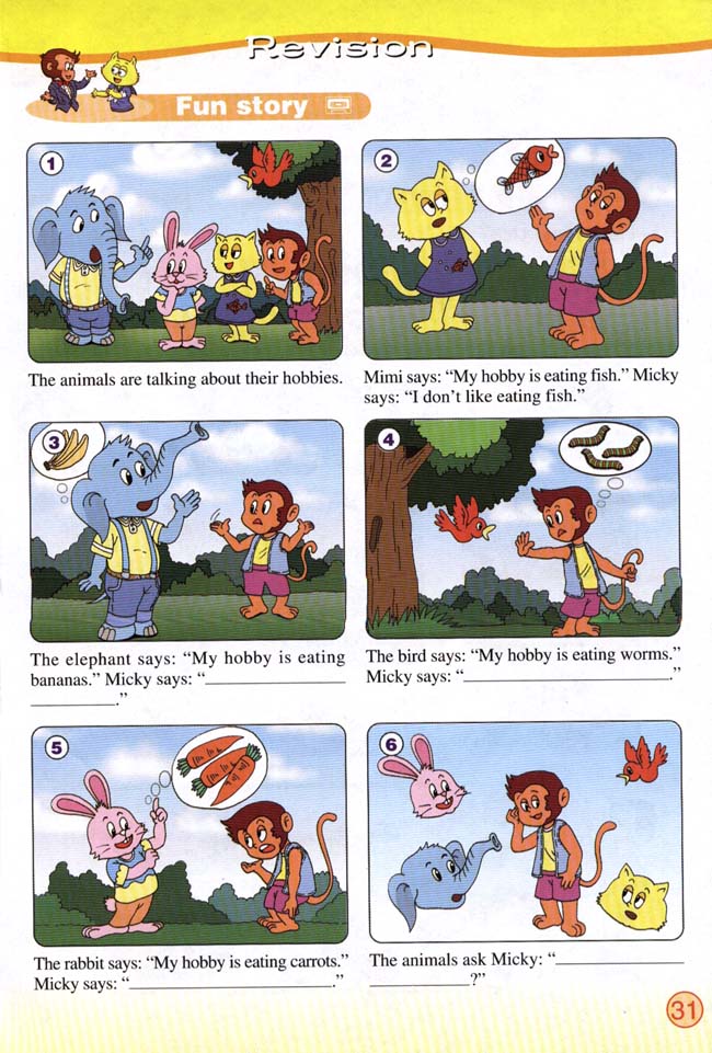 Unit 2 I usually go to school by bus. Lesson 7(第31页)