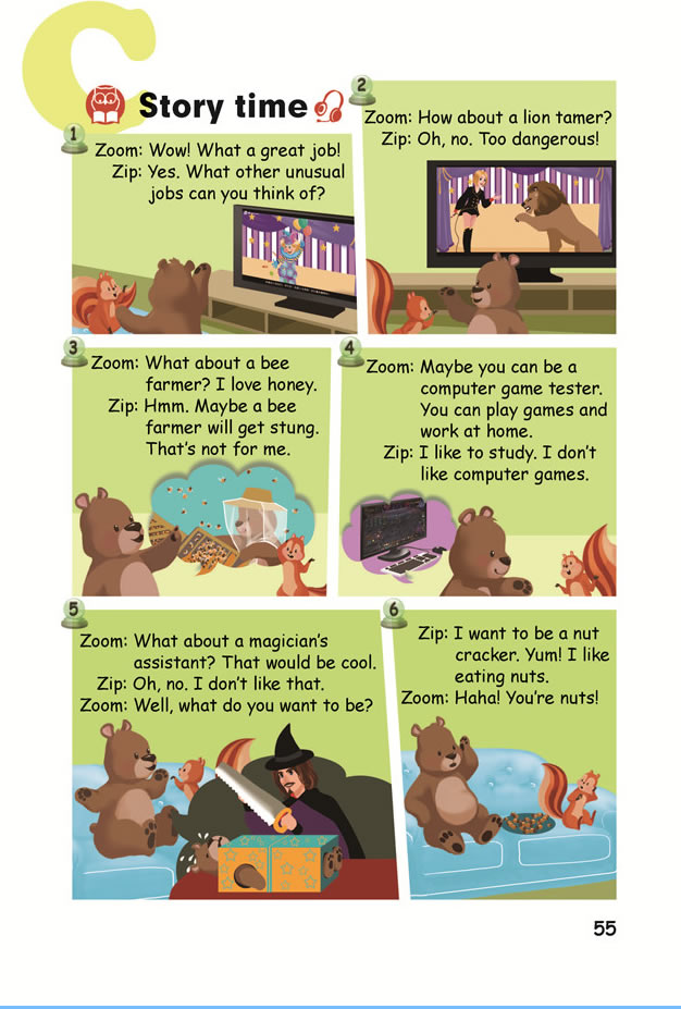 Unit 5 What does he do?(第57页)