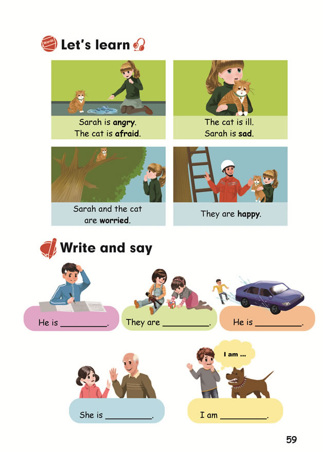 Unit 6 How do you feel?(第61页)