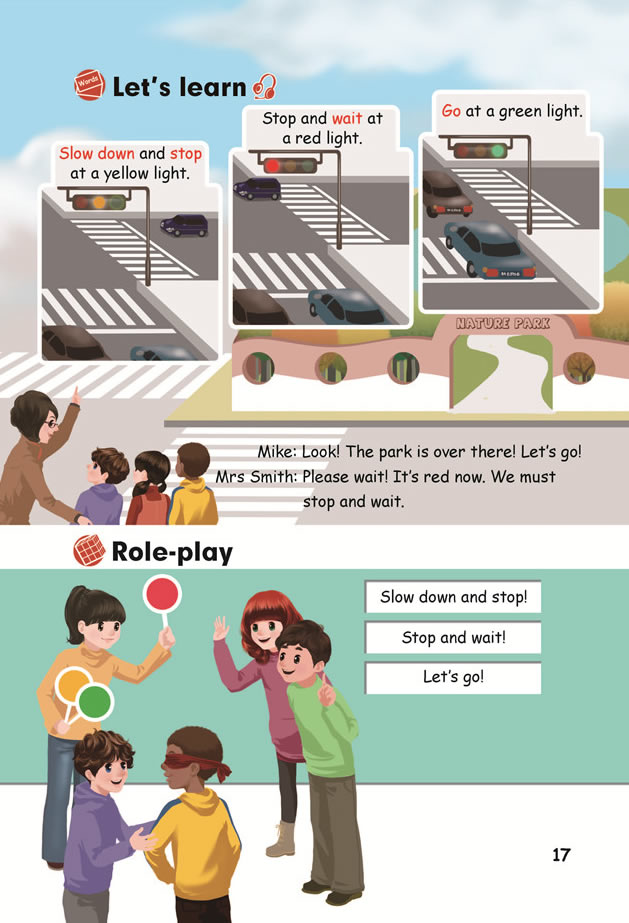 Unit 2 Ways to go to school(第17页)