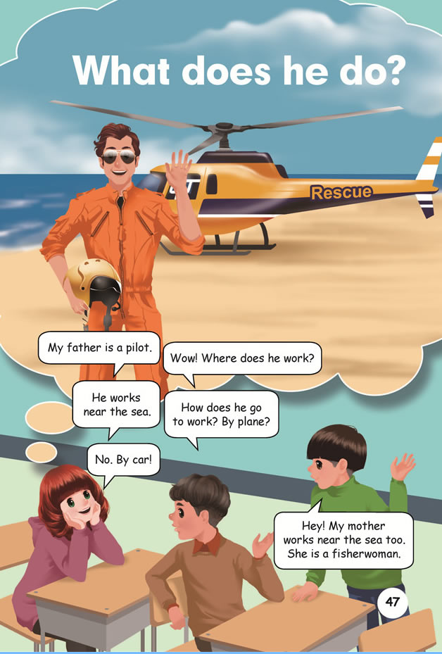 Unit 5 What does he do?(第49页)