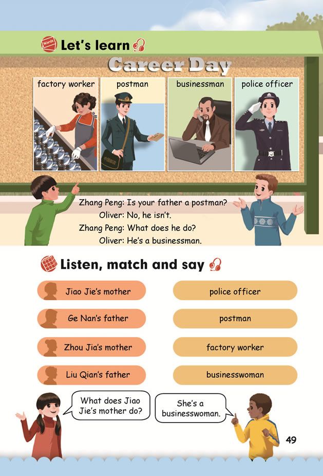 Unit 5 What does he do?(第51页)