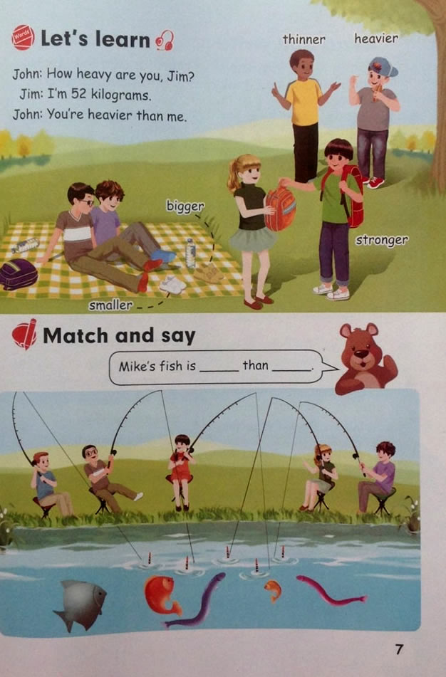 Unit 1 How tall are you?(第7页)