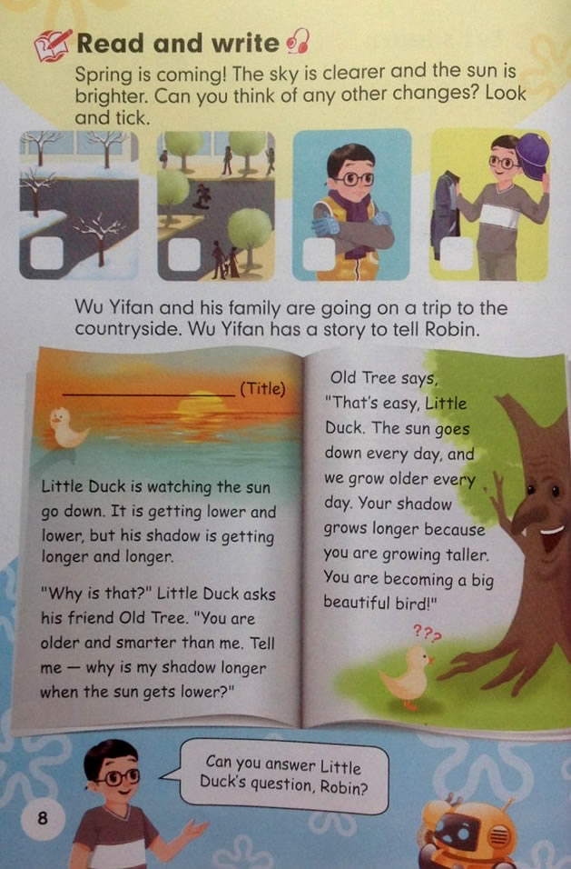 Unit 1 How tall are you?(第8页)