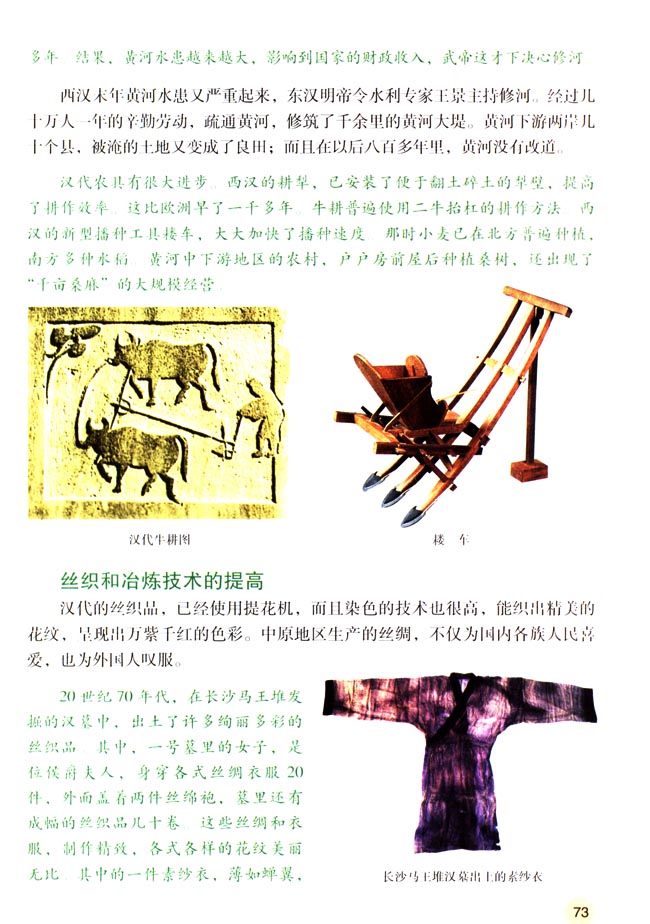 第13课 两汉经济的发展(第73页)