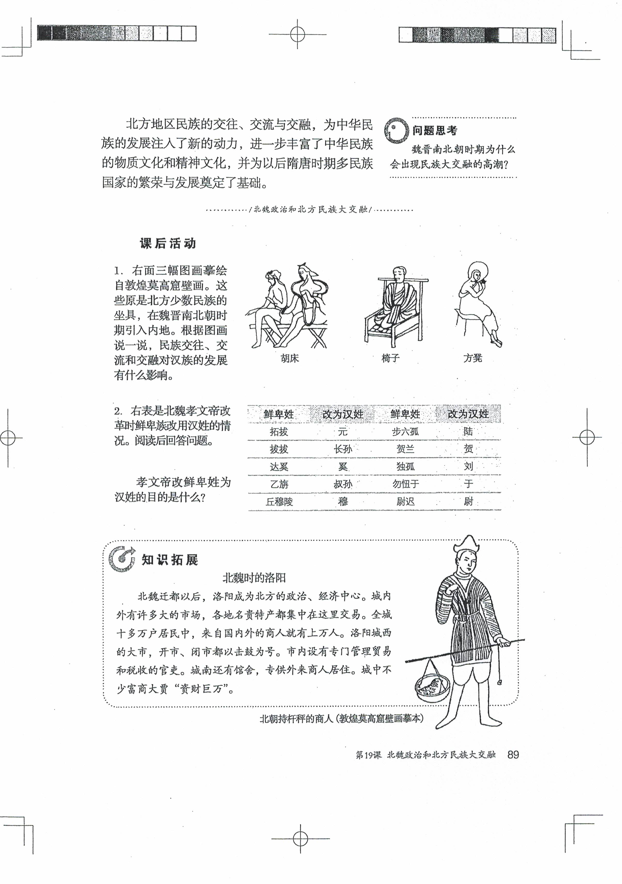 第19课 北魏政治和北方民族大交融(第86页)