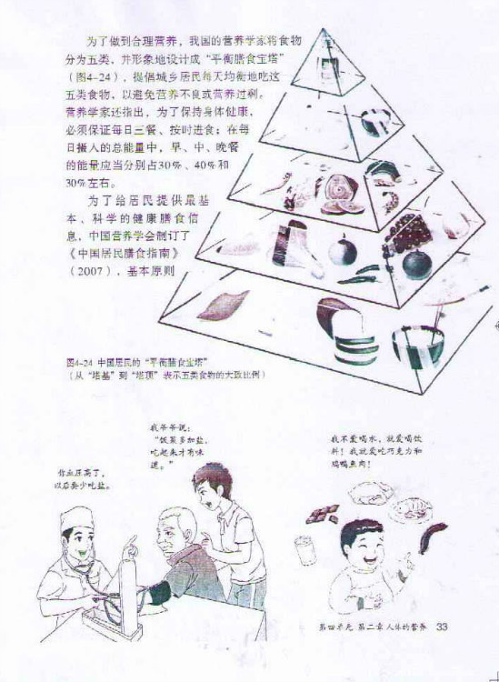 第三节 合理营养与食品安全(第33页)