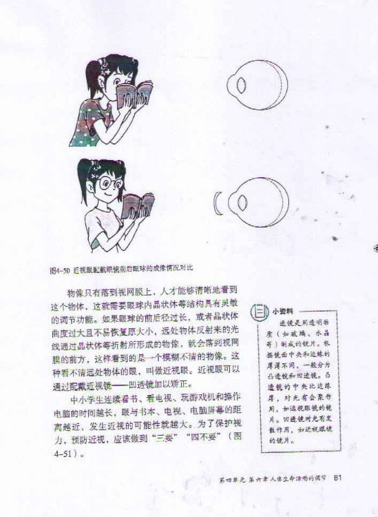 第一节 人体对外界环境的感知(第81页)