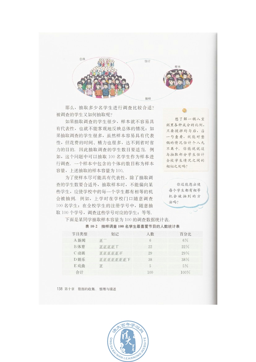 10.1 统计调查(第138页)
