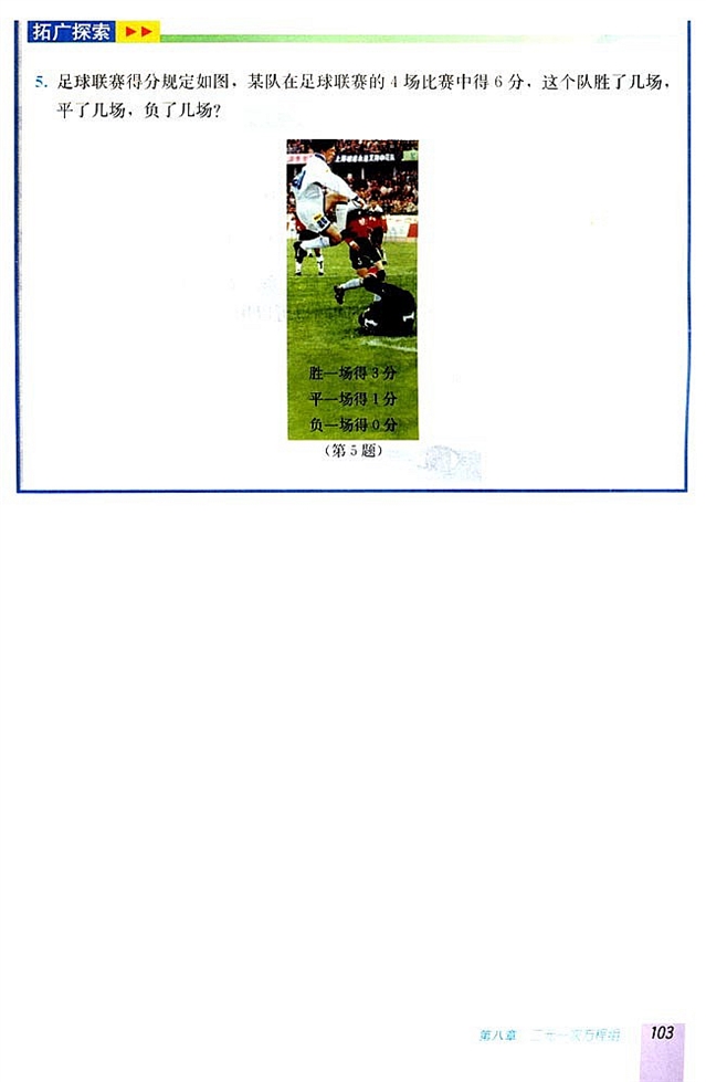 8.1 二元一次方程组(第102页)