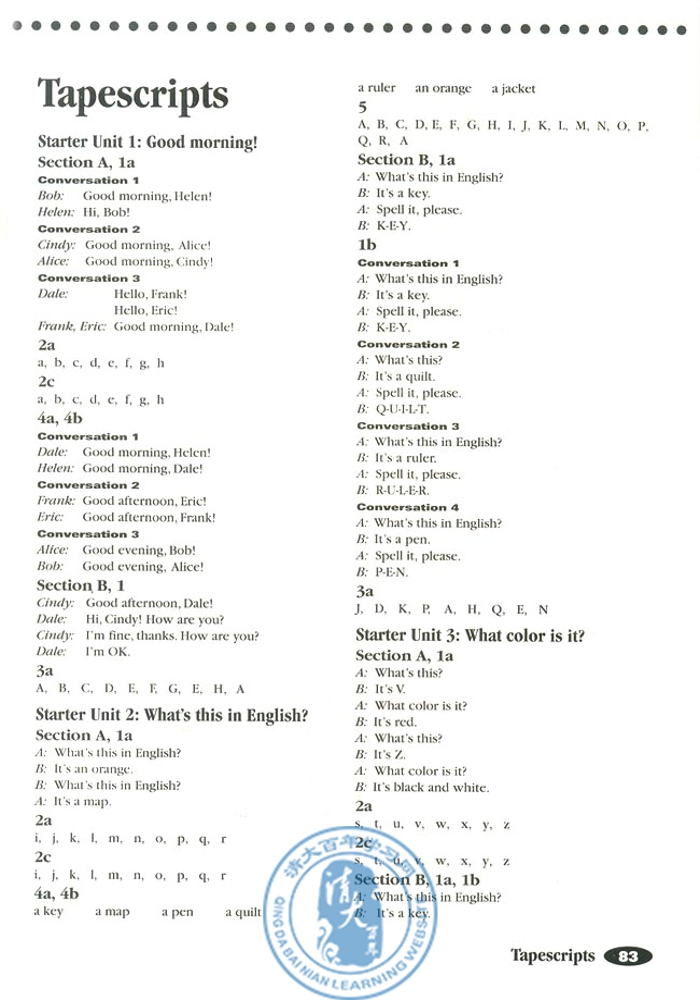 Tapescripts(第103页)