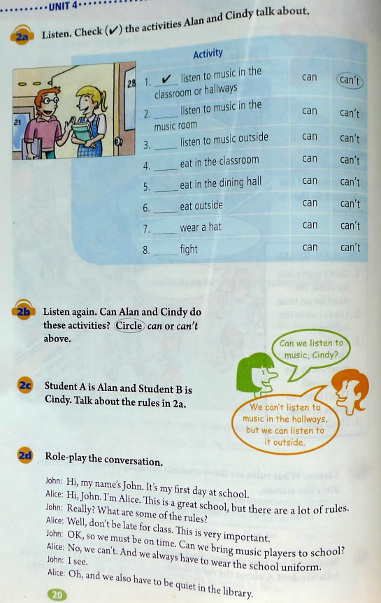 4 Don’t eatin class.(第20页)