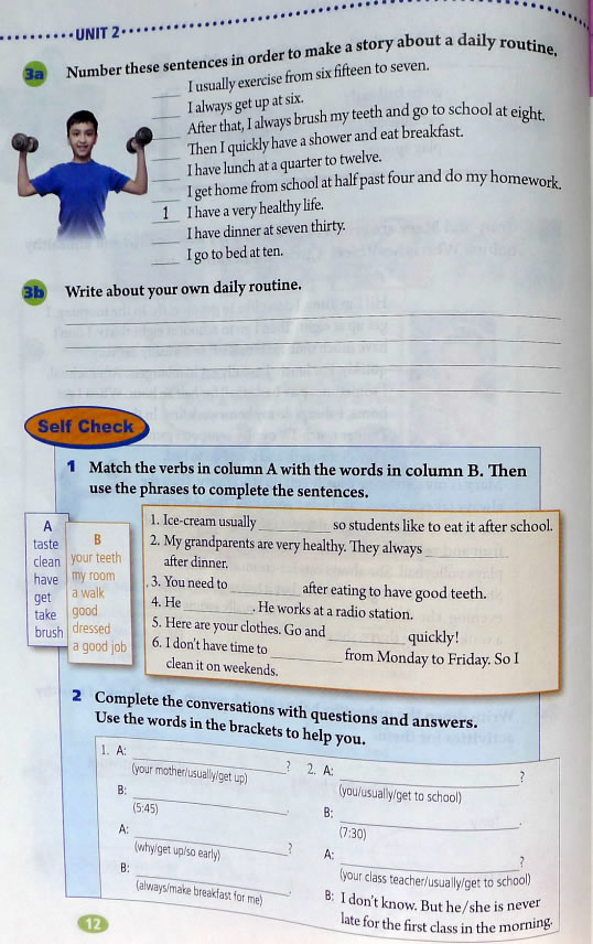 2 What timedo you go toschool?(第12页)