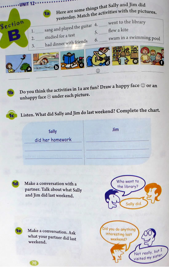 12 What didyou do lastweekend?(第70页)