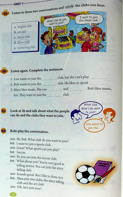 1 Can you playthe guitar?(第2页)