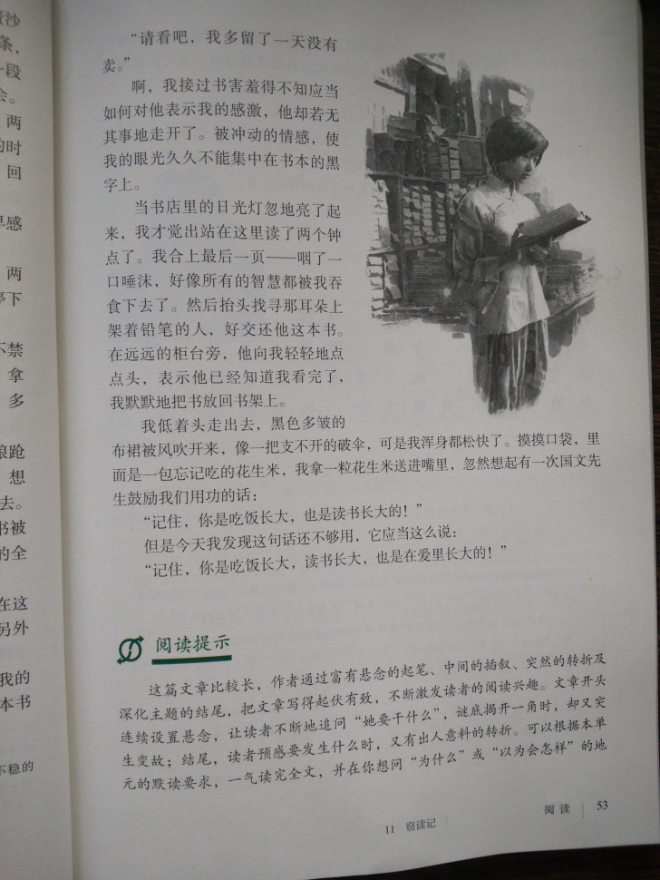 11*窃读记(第53页)