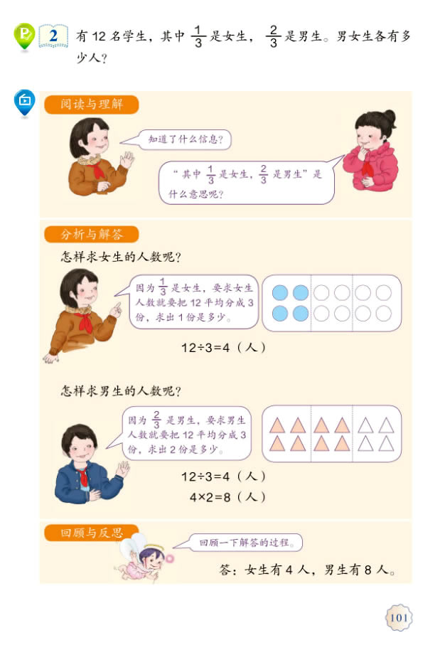 8 分数的初步认识(第101页)