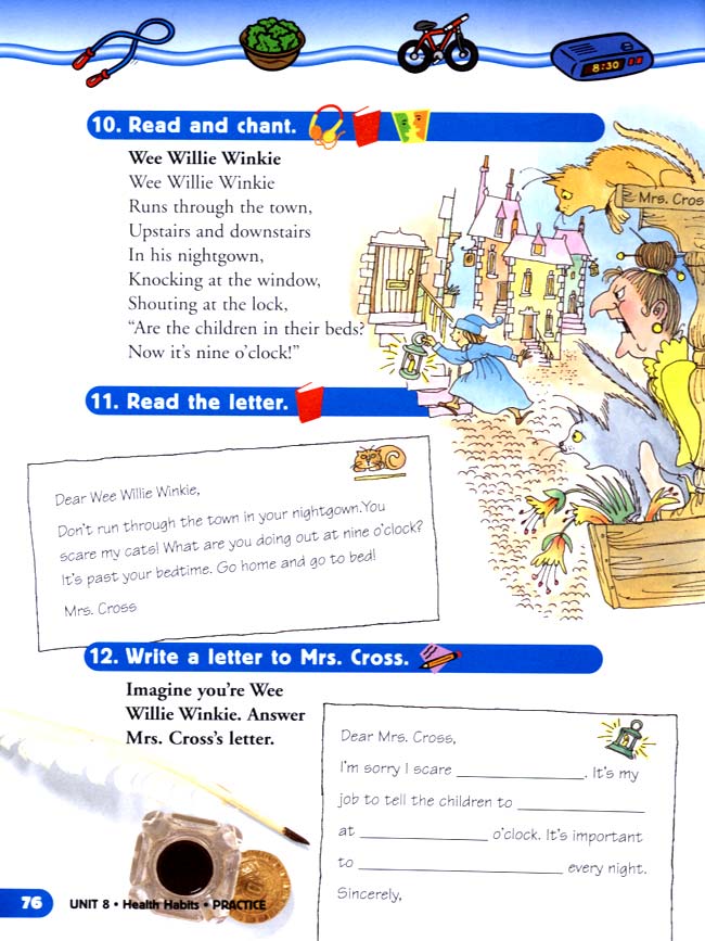 unit 8 Health Habits(第76页)