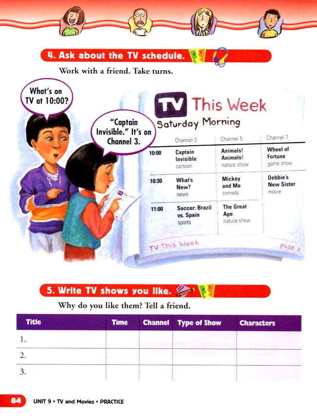 unit 9 TV and Movies(第84页)