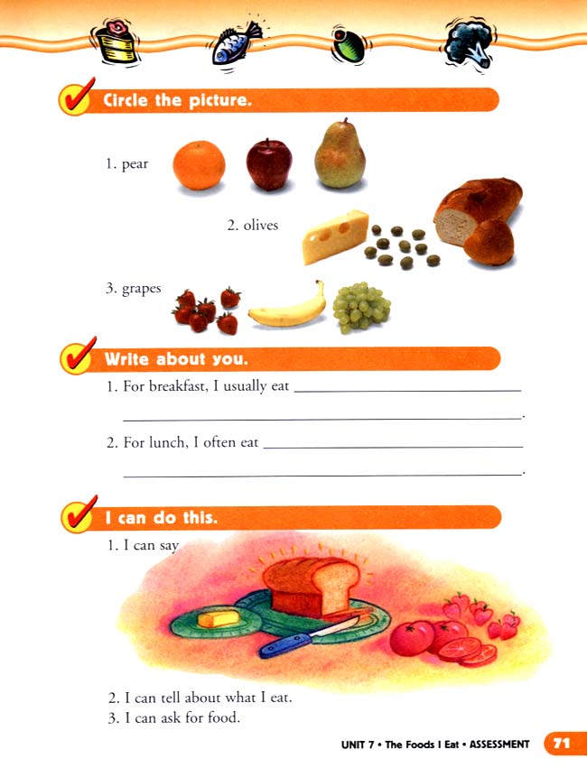 unit 7 The Foods I Eat(第71页)