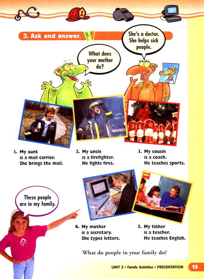 unit 2 Family Activities(第13页)