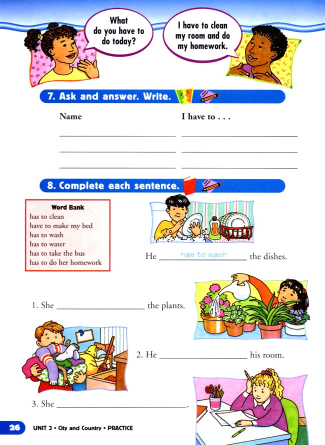 unit 3 City and Country(第26页)