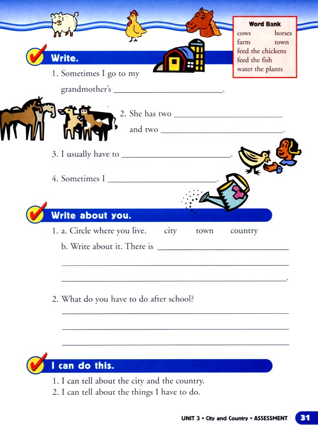 unit 3 City and Country(第31页)