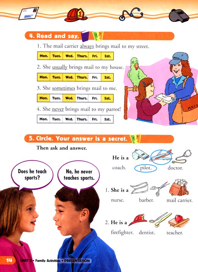 unit 2 Family Activities(第14页)