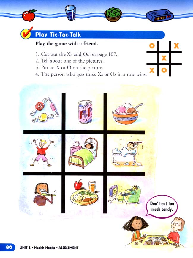 unit 8 Health Habits(第80页)