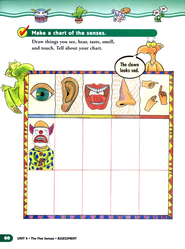 unit 6 The Five Senses(第60页)