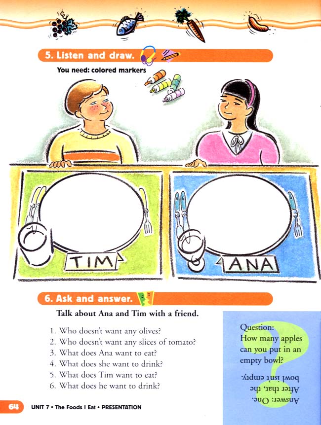 unit 7 The Foods I Eat(第64页)