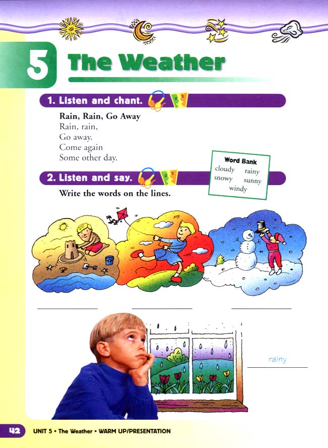 unit 5 The Weather(第42页)